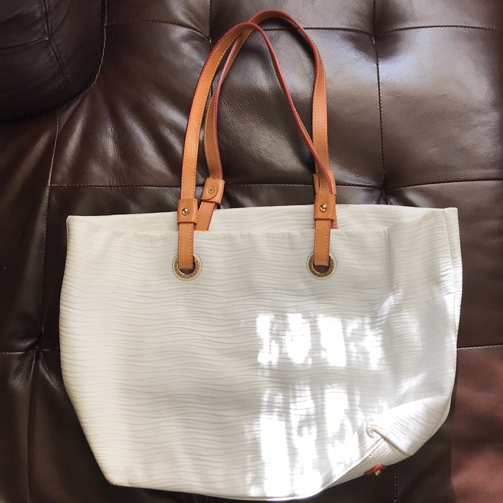 Dooney & Bourke White Leather Tote